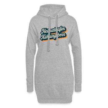 Heimathafen Kühlungsborn Andenken - Hoodie-Kleid - Grau meliert - Vorne