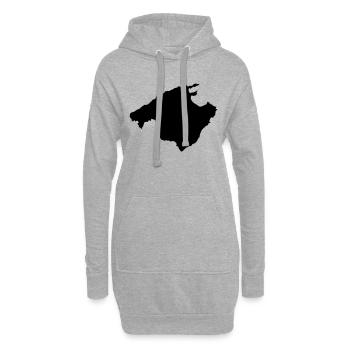 Mallorca - Hoodie-Kleid - Grau meliert - Vorne