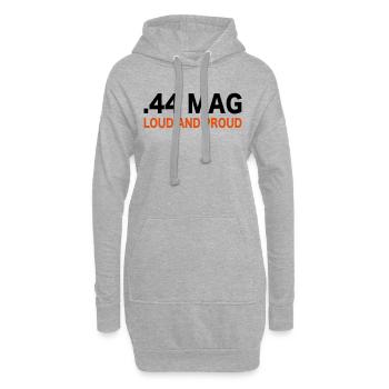 44 Magnum T-Shirt - Hoodie-Kleid - Grau meliert - Vorne