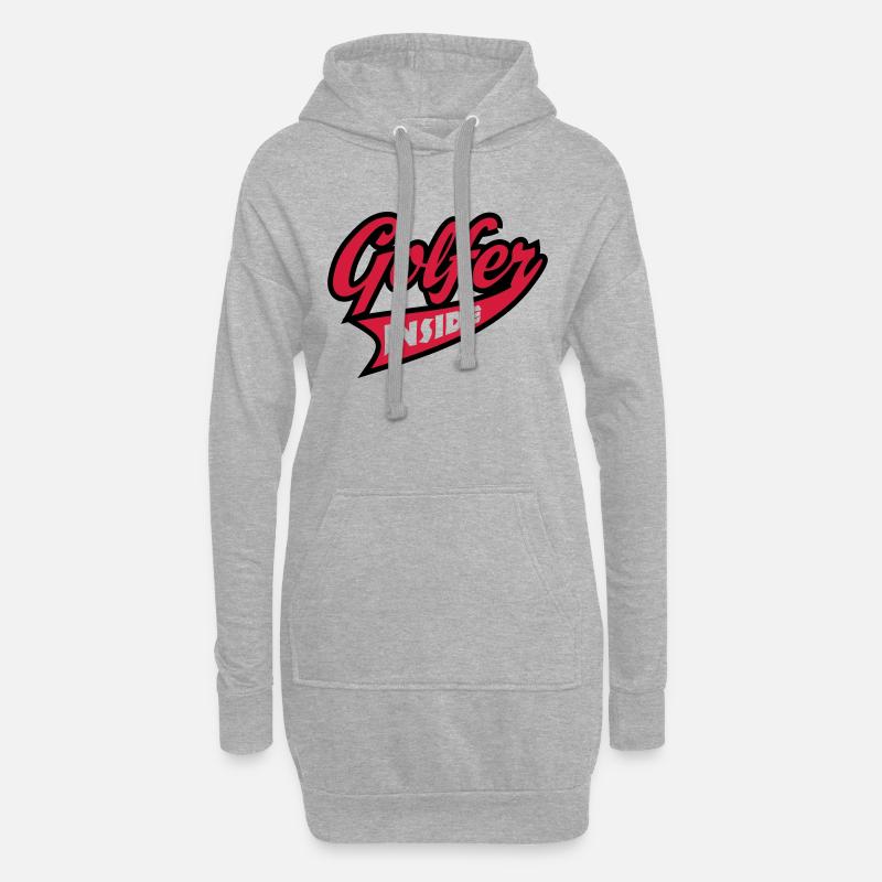 Golf - Hoodie-Kleid - Grau meliert
