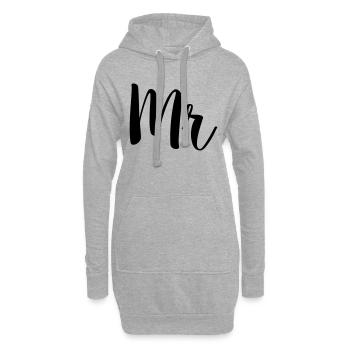 mr simple - Hoodie-Kleid - Grau meliert - Vorne