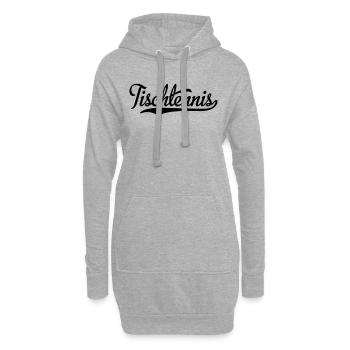 tischtennis - Hoodie-Kleid - Grau meliert - Vorne