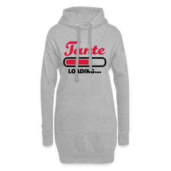Tante - Hoodie-Kleid - Grau meliert - Vorne