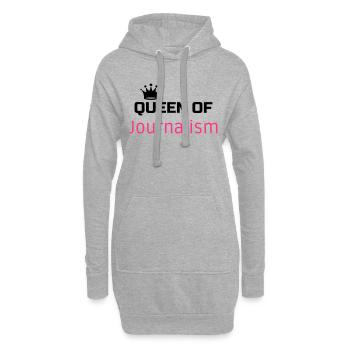 Journalist Journalism Journalismus Journaliste - Hoodie Dress - heather grey - Front