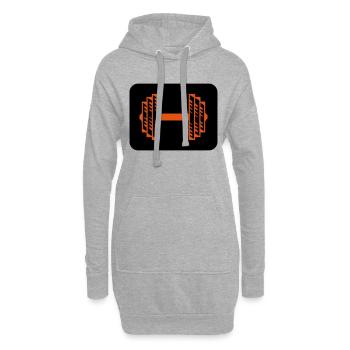 hantel - Hoodie-Kleid - Grau meliert - Vorne