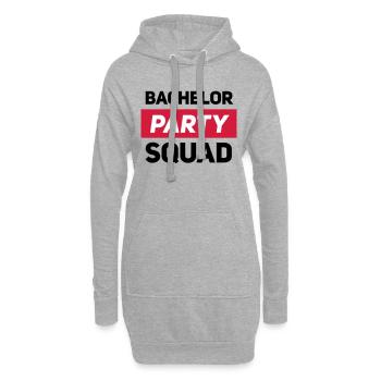 Junggesellenabschied - Hoodie-Kleid - Grau meliert - Vorne