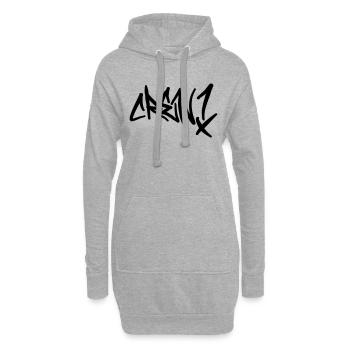 Crew Member - Hoodie-Kleid - Grau meliert - Vorne