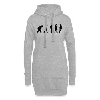 Handball Club Handball Handball Joueur Handball - Sweat-shirt à capuche long Femme - gris chiné - Devant