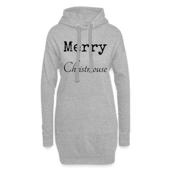 baby birthday beard dino okay everything is okay - Hoodie-Kleid - Grau meliert - Vorne
