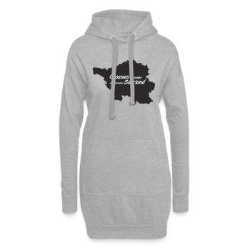 Saarland - Hoodie-Kleid - Grau meliert - Vorne