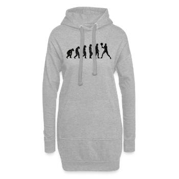 Club de tennis Amateurs de tennis Joueurs de tennis Tennis - Sweat-shirt à capuche long Femme - gris chiné - Devant