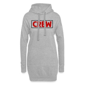 Crew - Hoodie-Kleid - Grau meliert - Vorne