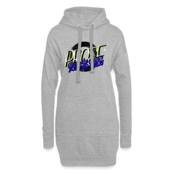 comics present idea better books coffee awesome - Hoodie-Kleid - Grau meliert - Vorne
