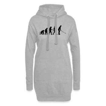 evolution golf - Hoodie-Kleid - Grau meliert - Vorne