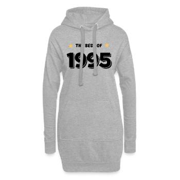 Das Beste von 1995 - Hoodie-Kleid - Grau meliert - Vorne
