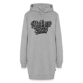 Mallorca 2025 - Hoodie-Kleid - Grau meliert - Vorne