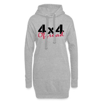 offroad - Hoodie-Kleid - Grau meliert - Vorne