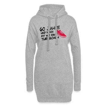 60turnschuh - Hoodie-Kleid - Grau meliert - Vorne