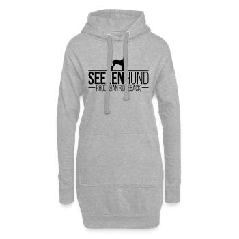 RHODESIAN RIDGEBACK Seelenhund - Hoodie-Kleid - Grau meliert - Vorne