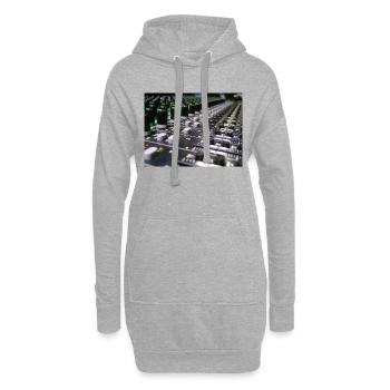 Mischpult Musicsound - Hoodie-Kleid - Grau meliert - Vorne