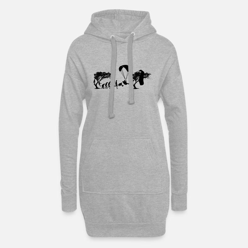 PG evolution - Hoodie Dress - heather grey