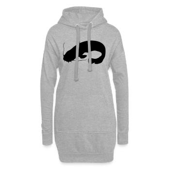 Wels - Hoodie-Kleid - Grau meliert - Vorne
