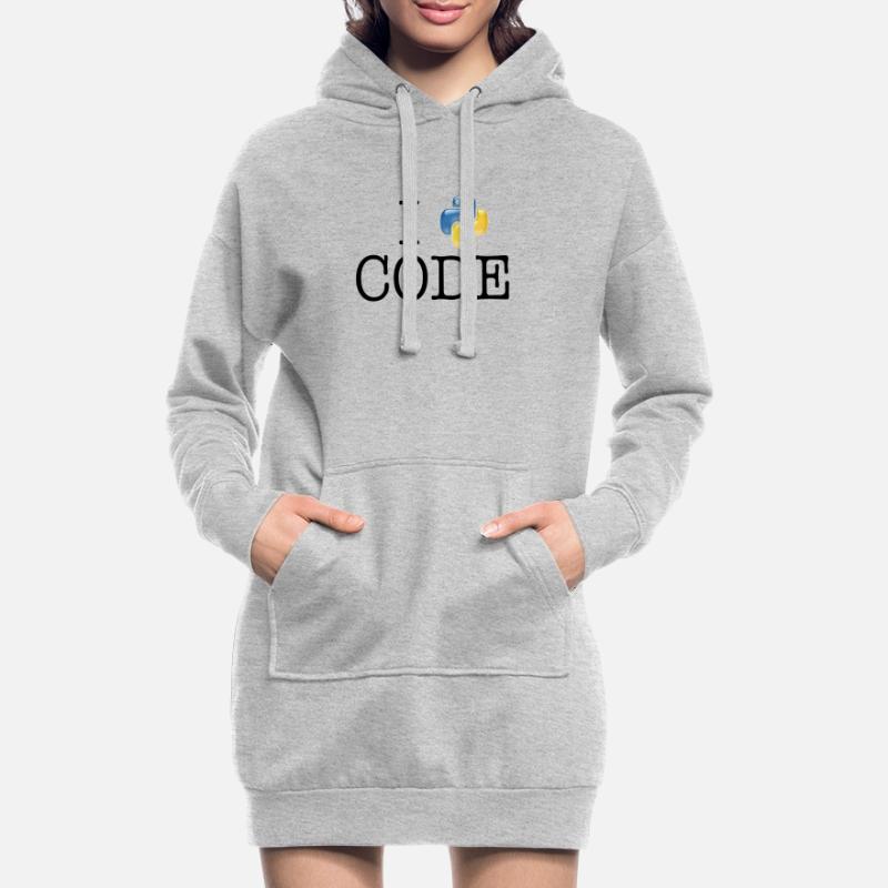 I love code - Python Hoodie Dress