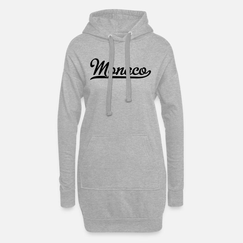 Monaco - Hoodie-Kleid - Grau meliert