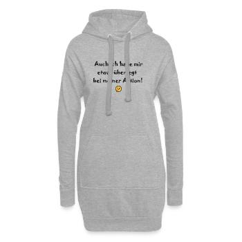 Ja, auch ich überlege mir etwas! - Hoodie-Kleid - Grau meliert - Vorne