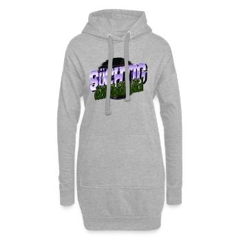 zitat witzig terrier geburtstagsgeschenkidee - Hoodie-Kleid - Grau meliert - Vorne