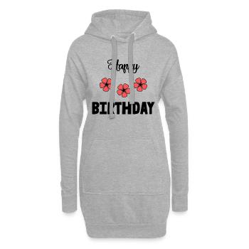 ALLES GUTE ZUM GEBURTSTAG!. ALLES GUTE ZUM GEBURTSTAG!. JAHRESTAG. - Hoodie-Kleid - Grau meliert - Vorne