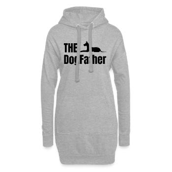 Hund Dog - Hoodie-Kleid - Grau meliert - Vorne