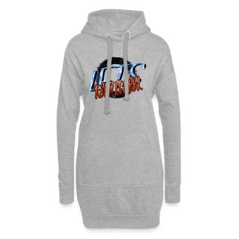 cat lover quote birthday humor birthday present - Hoodie-Kleid - Grau meliert - Vorne