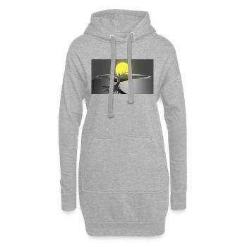 Landschaft - Hoodie-Kleid - Grau meliert - Vorne