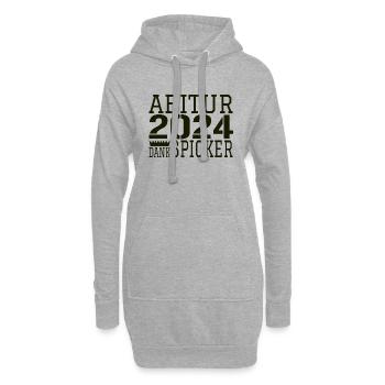 abitur Abi - Hoodie-Kleid - Grau meliert - Vorne