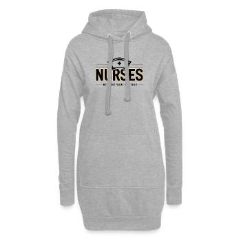 Infirmières Infirmière Médecin Assistant Médecin Médecine - Sweat-shirt à capuche long Femme - gris chiné - Devant
