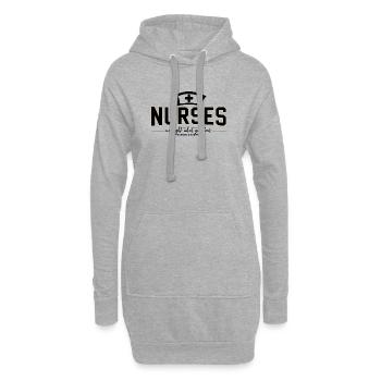 Infirmières Infirmière Médecin Assistant Médecin Médecine - Sweat-shirt à capuche long Femme - gris chiné - Devant