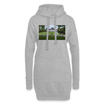 Stadtbibliothek Kempten im Allgäu - Hoodie-Kleid - Grau meliert - Vorne
