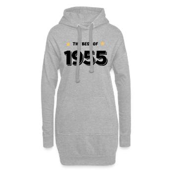 Das Beste von 1955 - Hoodie-Kleid - Grau meliert - Vorne