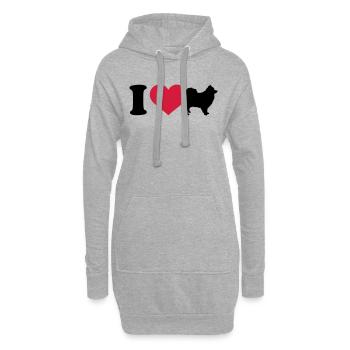 Spitz - Hoodie-Kleid - Grau meliert - Vorne