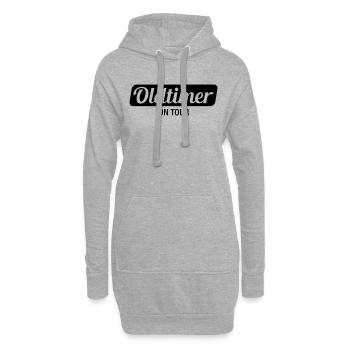 oldtimer_on_tour_f1 - Hoodie-Kleid - Grau meliert - Vorne