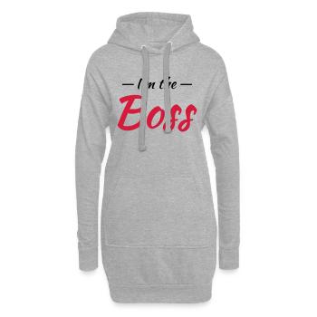 I'm the boss - Hoodie-Kleid - Grau meliert - Vorne