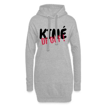 Krankengymnast / Krankengymnastin / Physio / - Hoodie-Kleid - Grau meliert - Vorne