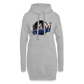 activist tshirts birthday present idea cool design - Hoodie-Kleid - Grau meliert - Vorne