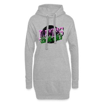 present far away countries jokes statement - Hoodie-Kleid - Grau meliert - Vorne