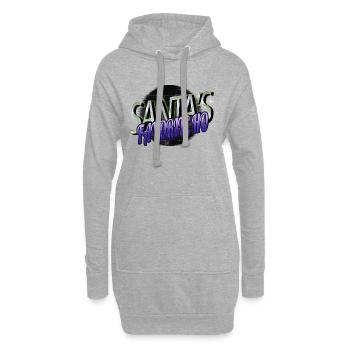 birthday present quote beard sayings geek dork - Hoodie-Kleid - Grau meliert - Vorne