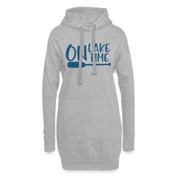 On Lake Time - Hoodie-Kleid - Grau meliert - Vorne