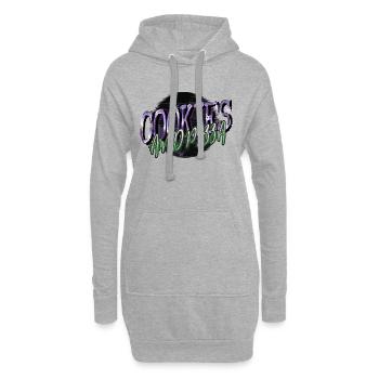 birthday present funny geek arthur funny love - Hoodie-Kleid - Grau meliert - Vorne