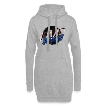 animal lover pet i love cats humor funny sayings - Hoodie-Kleid - Grau meliert - Vorne