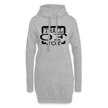 mountain biking humor mountain biking enthusiasts - Hoodie-Kleid - Grau meliert - Vorne